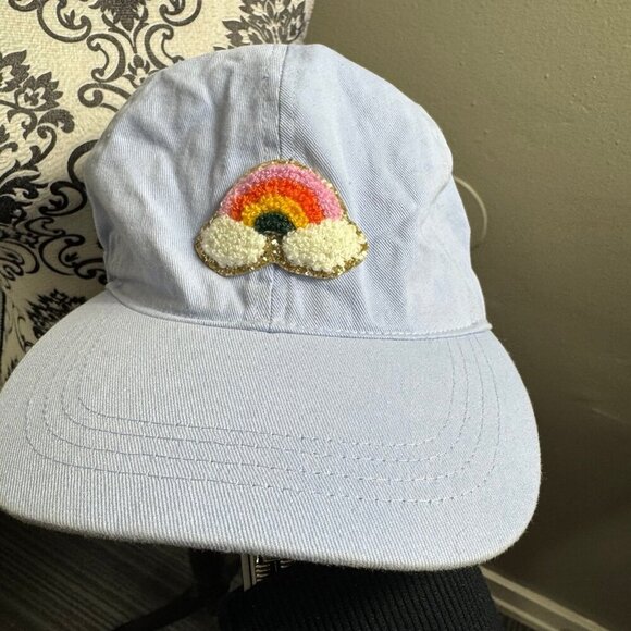 DAVID & YOUNGRainbow Patch Trucker Hat In blue - Picture 3 of 6